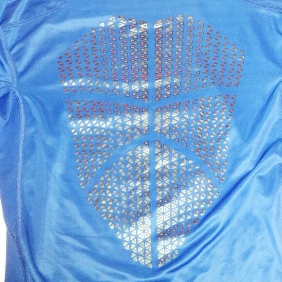 Nike blue Dr-fit Compression Pro Combat shirt - Picture 5 of 5
